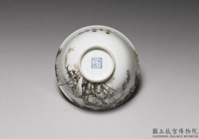 图片[3]-Bowl with ink bamboo and rocks in falangcai painted enamels, Qing dynasty, Yongzheng reign (1723-1735)-China Archive